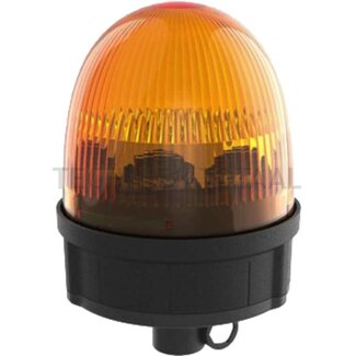 HELLA Flashing lamp RotaFlash Compact LED 12 / 24 V, Ø 141 mm, push-on pin
