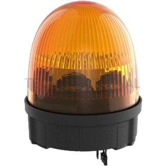 HELLA Blitzleuchte RotaFlash Compact LED 12 / 24 V, Ø 141 mm, Flachstecker