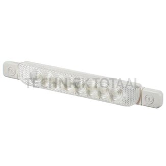 Cobo Positielicht LED wit 12 V, 184 x 23,5 x 12 mm, 8 LED's, IP66