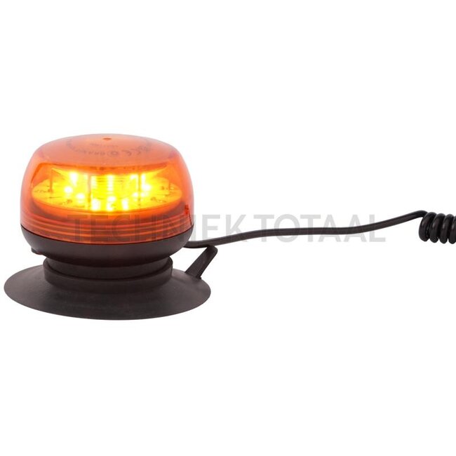 GRANIT LED rotating beacon rotating Ø 84 mm, 12 / 24 V, magnetic