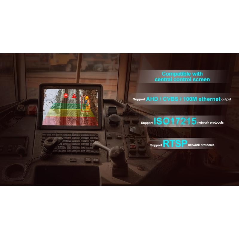 GRANIT 360° AI videosysteem 10,1 inch monitor met 4 AI-camera's 1080p, foto 3 van 6