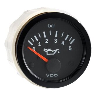 VDO Druckanzeige 0 - 5 bar, 52 mm, 12 V, Cockpit Vision