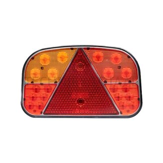 GEKA LED Heckleuchte BETA links 245 x 146,4 x 33 mm, 12 V, 5-polig