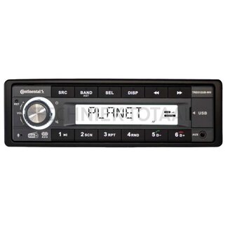 Continental Radio TR312UB-WH 12 V, DAB+, FM RDS, bluetooth, USB