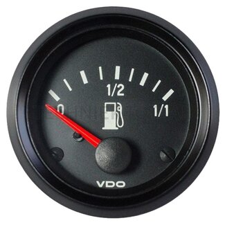 VDO Vorratsanzeiger justierbar 0 - 1/2 - 1/1, 52 mm, Cockpit International