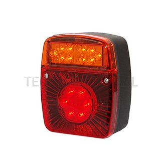 GRANIT LED rear light 101 x 121 x 56 mm, 12 / 24 V, M5