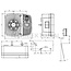 GRANIT LED rear light 101 x 121 x 56 mm, 12 / 24 V, M5