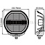 GRANIT Hauptscheinwerfer LED 9'' rund Ø 232,76 mm, DT4-connector, 12/24 V, 144 W