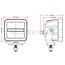GRANIT LED work lights floodlight 12 / 24 V, 4335 lm, 37,6 W, DT-4