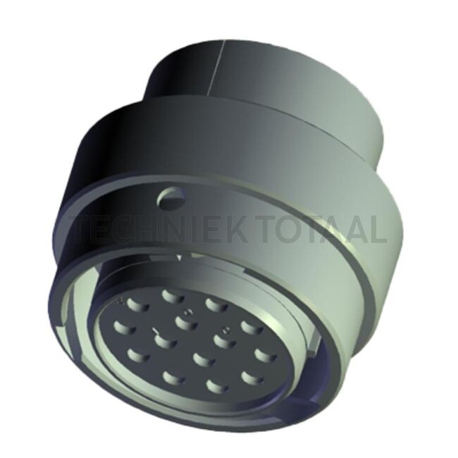 GRANIT Deutsch HD30 Stecker 14-polig, 14 - 20 AWG, 13 A, IP67, Aluminium