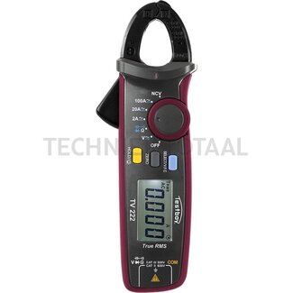 Testboy Digitale stroommeettang AC/DC TV222, 600 V, 100 A