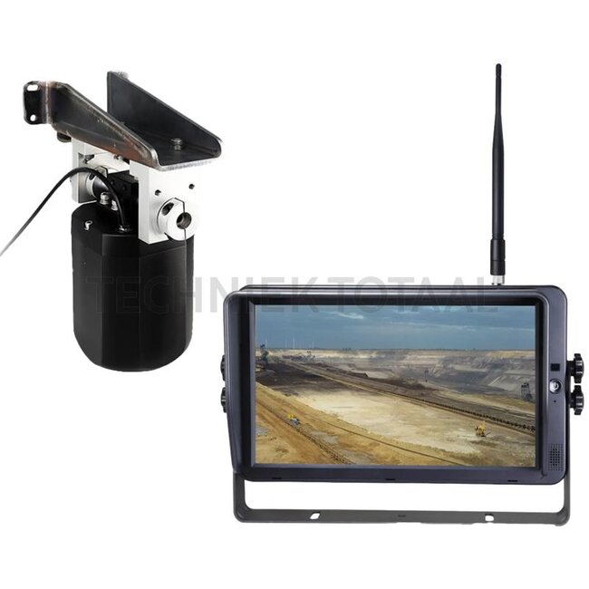GRANIT HD videosysteem 10,1'' met kraancamera, 1080p, nachtzicht 50 m