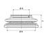 GRANIT Dust cap with metal ring 27 x 50 mm
