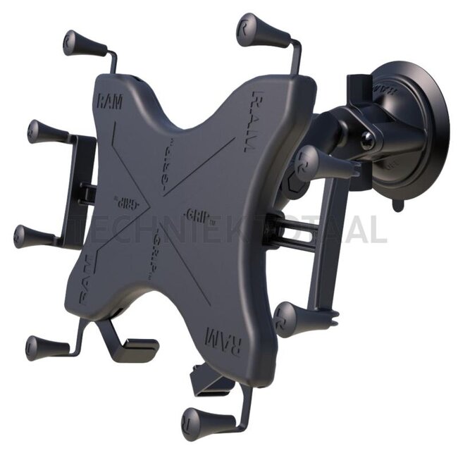 RAM MOUNTS X-Grip zuignaphouder tablet 184,2 - 222,3 mm, ball 1 inch | RAM-B-166-UN11U