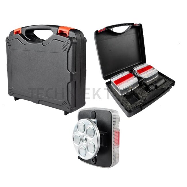 GRANIT Funk- Magnetleuchtensatz LED 9 - 32 V, IP65, Blinklicht