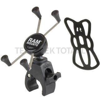 RAM MOUNTS X-Grip clamp bracket smartphone 44,5 - 114,3 mm, tube-Ø 16 - 38,1 mm