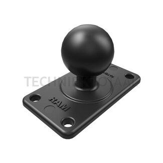 RAM MOUNTS Halve VESA-plaat C-kogel 1,5 inch, gatpatroon 35 x 75 mm