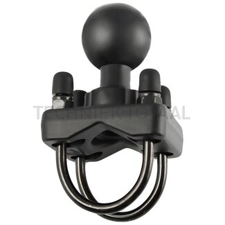 RAM MOUNTS Double pipe bracket C-ball 1,5 inch, Ø 31,8 - 38,1 mm