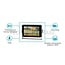 GRANIT HD Quad-View AI Monitor 10 Zoll kabellos, 4 Kanäle, IP66