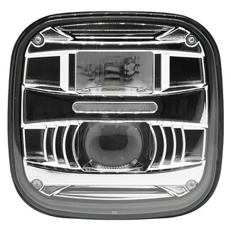 GRANIT LED main headlight 12/24 V, 126 x 126 x 81 mm, H4 John Deere 6230-7530