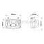 GRANIT Hauptscheinwerfer LED 12/24 V, 155 x 92 x 82 mm, H4 Deutz-Fahr, Lamborghini | 2.8039.240.0