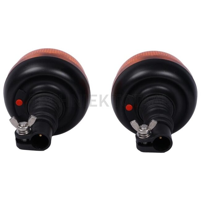 GRANIT Set LED Rundumleuchte synchronisierbar 12 / 24 V, Ø 134 mm - 2 Stück