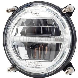 LED main headlight round 144,5 x 89,3 mm, H4, 12/24 V