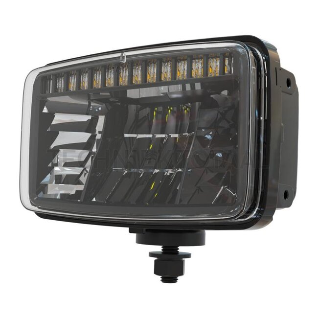 GRANIT LED main headlight square 155 x 102 x 73 mm, H4, 12/24 V | 3786693M92