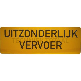 GRANIT Warning sticker self-adhesive 500 x 1500 mm, transport exceptionnel