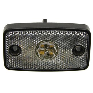 Cobo Position light 4 LED's, 24 V, white, rectangular, cable 500 mm