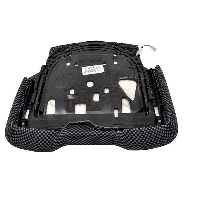GRAMMER Sitzpolster stof 470 mm Blau Schwarz mit 12V/24V Heizung 521 | 1293778, 3004338005