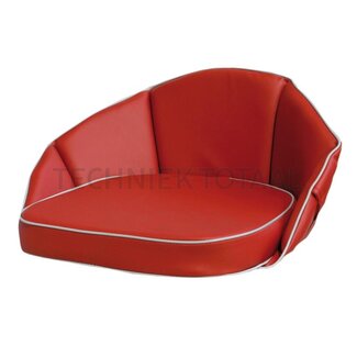GRANIT Zitkussen rood, rughoogte 30 cm, PVC, 1-delig
