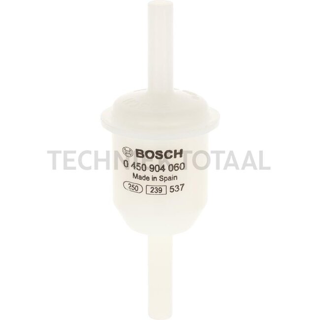 BOSCH Brandstofvoorfilter leidingfilter D 37 mm, H 104 mm, aansluiting 8 mm | 0450904060, 0522524