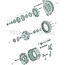 BOSCH Carbon brush set alternator Fiat 55-66 | BX1852, F032902676, 1127014011, 9928603