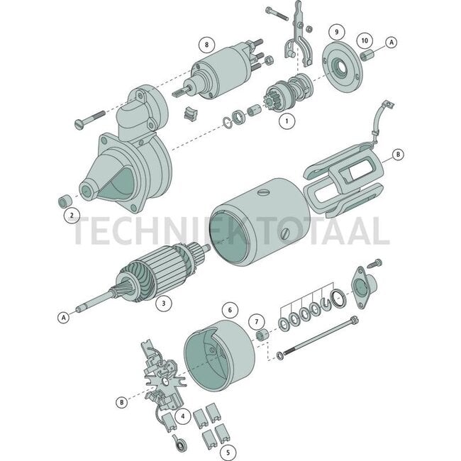 BOSCH Kohlebürsten 110 g | 2007014073