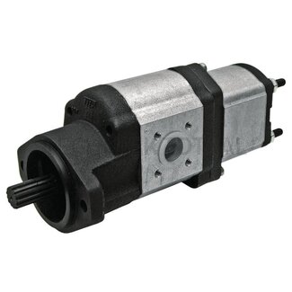 Bosch/Rexroth Double pump 28 + 16 cm³, right, 13 teeth Landini Legend 105 - 165