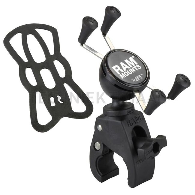 RAM MOUNTS X-Grip clamp bracket smartphone 47,63-82,55 mm, tube-Ø 15,9-29,0 mm | RAM-HOL-UN7-400U