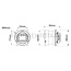 GRANIT LED headlight dipped beam 12 / 24 V, 84 x 89 x 92 mm, HB3/9005 | 2.8039.004.0