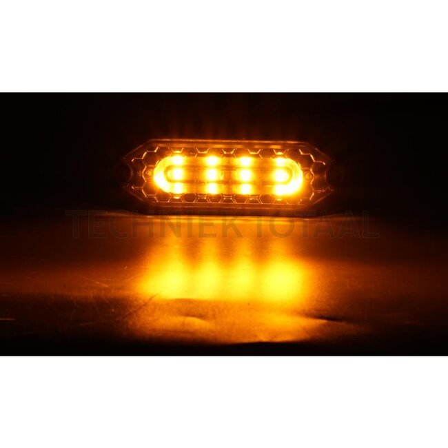 GRANIT LED-flitslamp oranje 5,5 W, 12 / 24 V, 95 x 35 x 11,4 mm