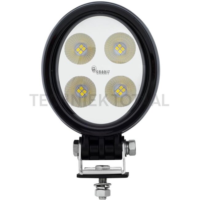 GRANIT Werklamp LED ovaal 15 W, 1900 lm, 104 x 119 x 80 mm, 12 / 24 V | AL119291, AL150478, RE219708, RE233263
