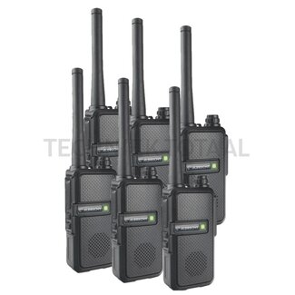 Albrecht Tectalk Worker 3 PMR446 kofferset with standlader - 6 pieces