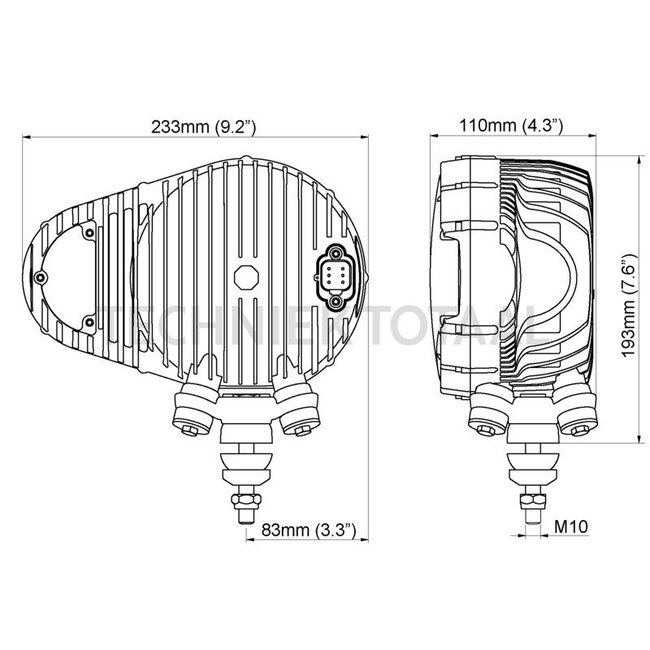 Nordic Lights Hauptscheinwerfer LED Sculptor N6002 DualBeam 7000 lm, 12/24 V, links