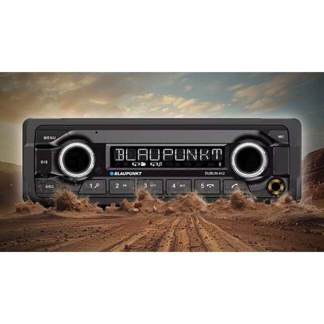 Blaupunkt Radio Dublin 412 12 V, FM, bluetooth, 4x 50 watt | 2001024000003