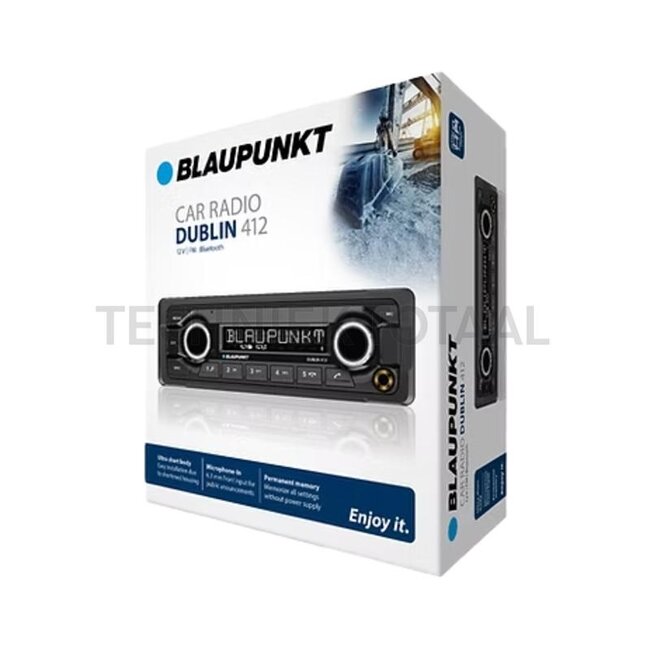 Blaupunkt Radio Dublin 412 12 V, FM, bluetooth, 4x 50 watt | 2001024000003
