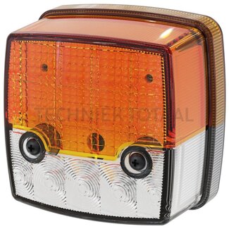 GRANIT Knipper-breedtelamp LED 12 / 24 V, 84 x 84 x 51 mm, kabel 4000 mm