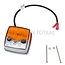 GRANIT Knipper-breedtelamp LED 12 / 24 V, 84 x 84 x 51 mm, kabel 4000 mm | 0 605329 10, 043 65082, 3 121089 R91, 3 141 070 M1, 3 476 059 M91