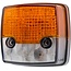 GRANIT Blink-Weiteleuchtmittel LED 12 / 24 V, 84 x 84 x 51 mm, Kabel 4000 mm | 0 605329 10, 043 65082, 3 121089 R91, 3 141 070 M1, 3 476 059 M91