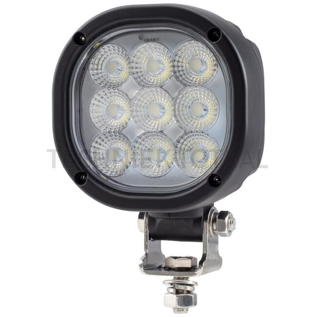 GRANIT Arbeitsscheinwerfer LED Vierkant 46 W, 4480 lm, 12 / 24 V, 106 x 106 x 78 mm