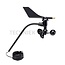 Climavi Davis-anemometer mit Adapter und windvaan, 12 Meter Kabel