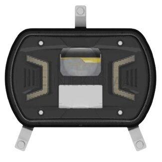 GRANIT Hauptscheinwerfer LED Vierkant 155 x 102 x 80,5 mm, H4, zwei Einbaumöglichkeiten